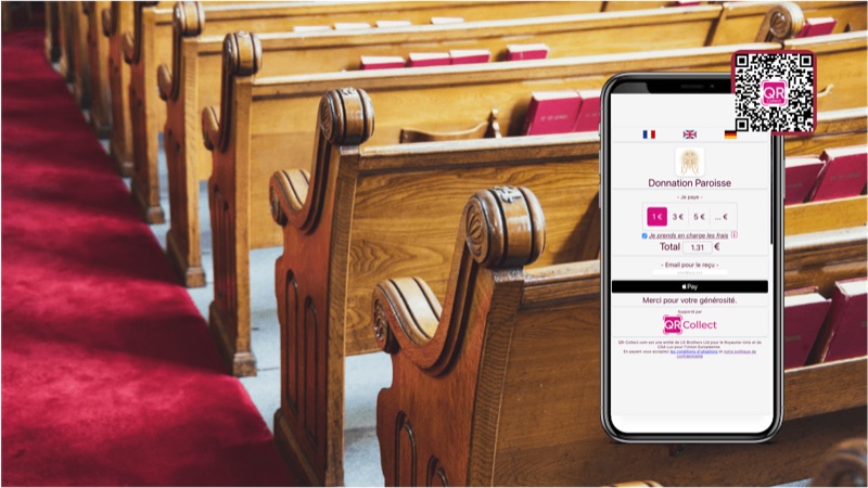 QR-Collect - Church donation payment via QR code